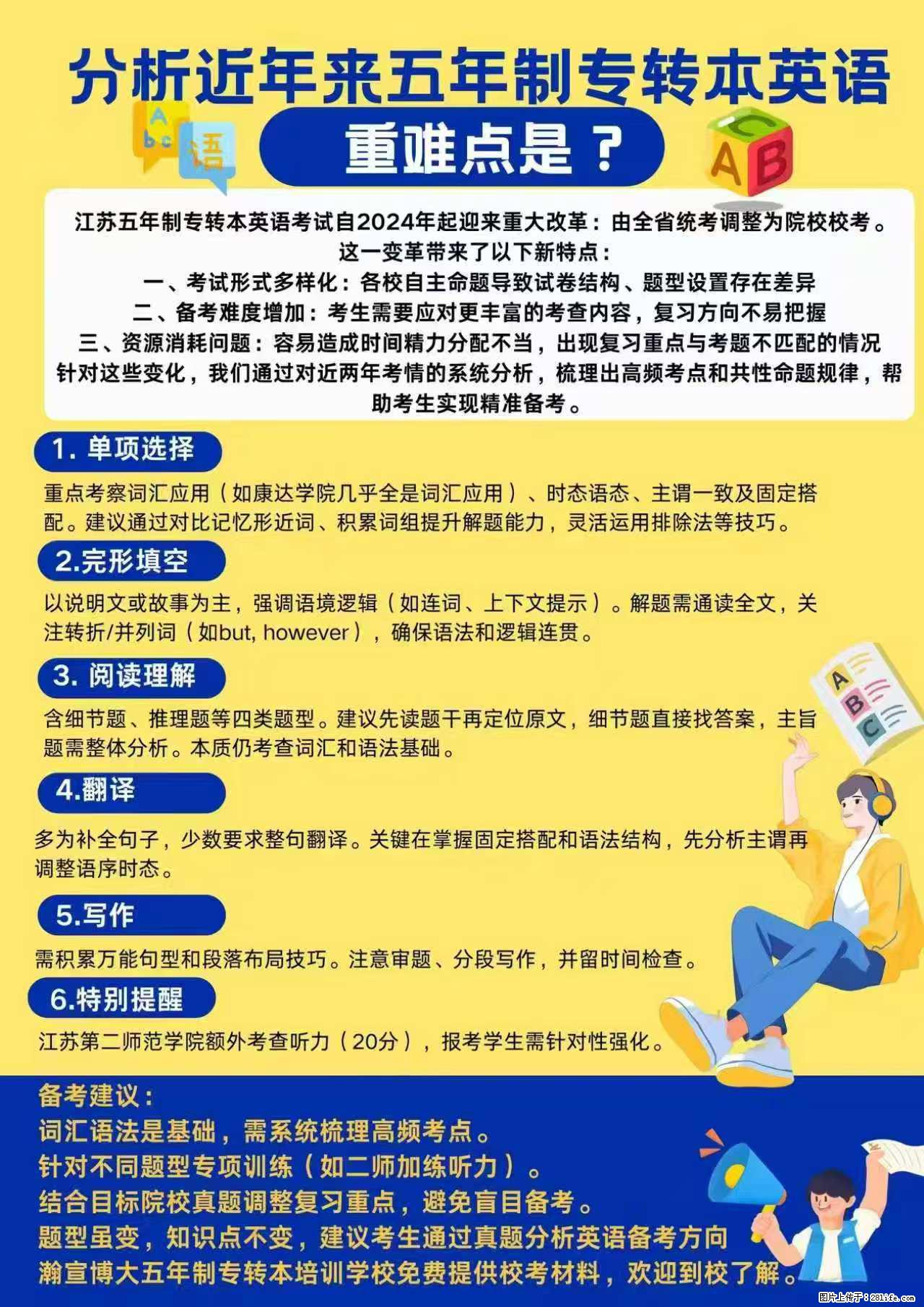 分析了近两年五年制专转本英语试卷发现？ - 综合信息 - 其他综合 - 镇江分类信息 - 镇江28生活网 zj.28life.net